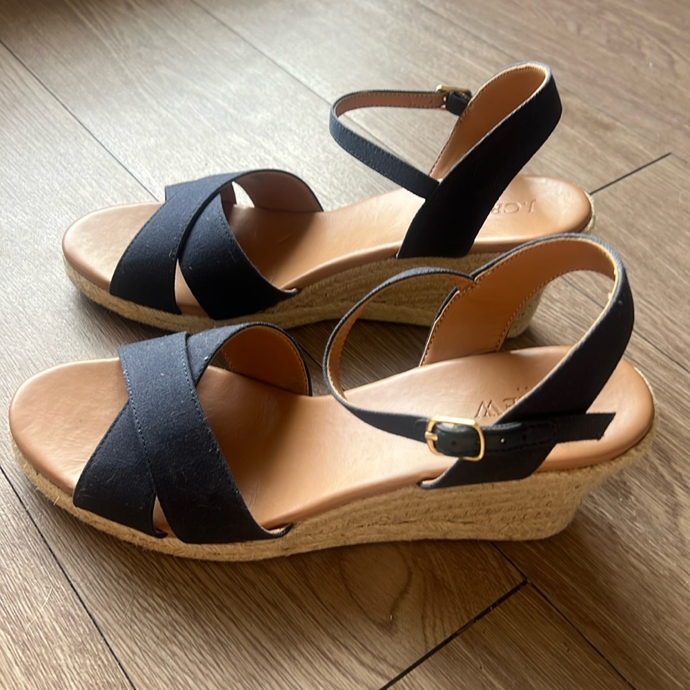Black Wedge Heels from J. Crew